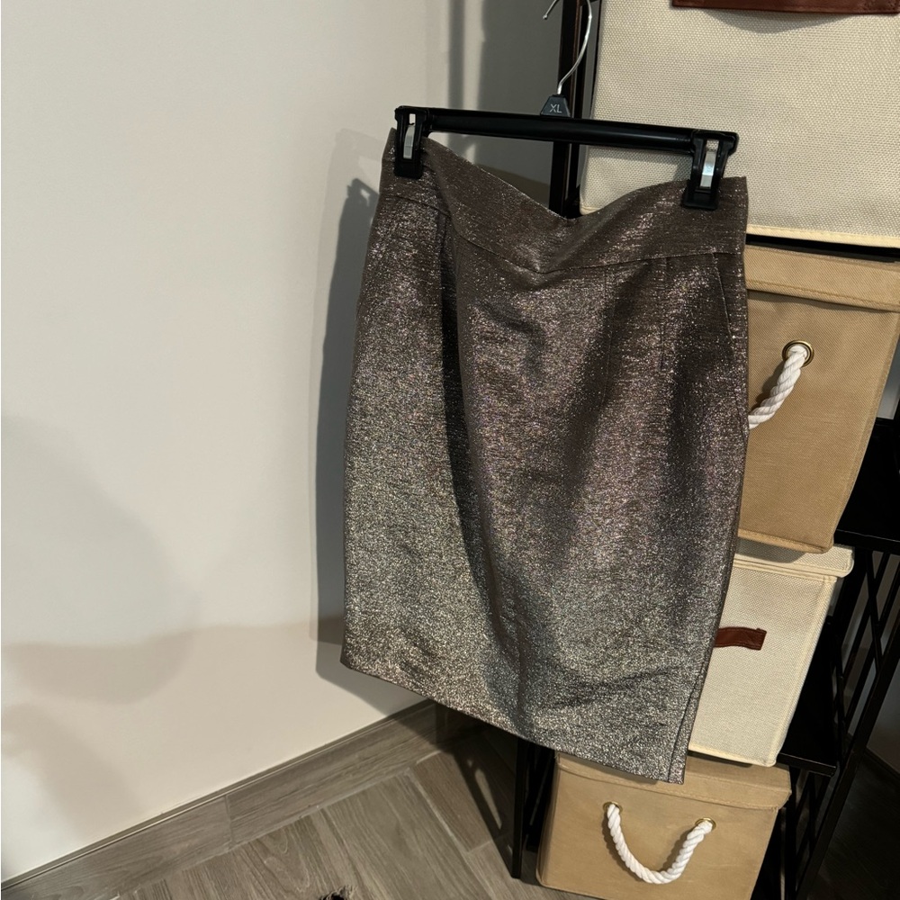 Dolce & Gabbana Silver Pencil Skirt for Work